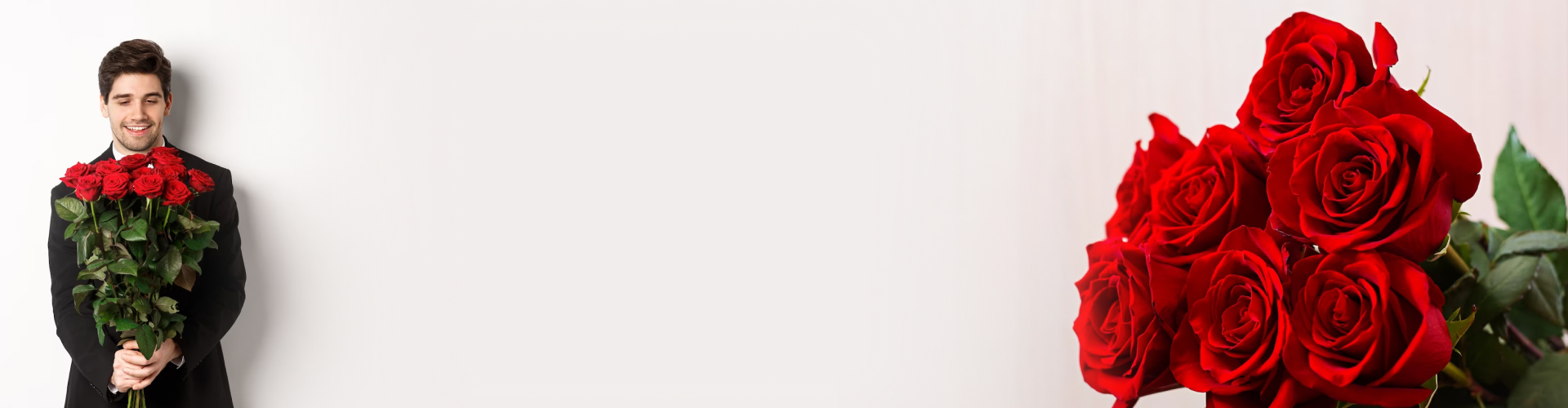 -10% на букеты и композиции с красными розами.