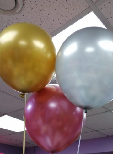 Шары хром от интернет-магазина цветов в 