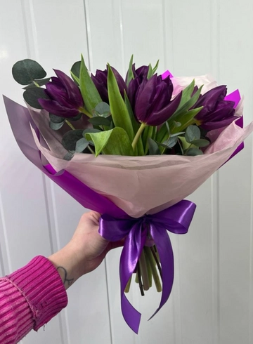Фиолетовый привет от интернет-магазина цветов в 