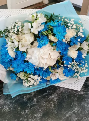 Букет &laquo;Лазурный берег&raquo; от интернет-магазина цветов в 