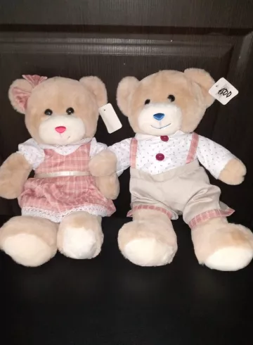 Мишка мальчик и девочка от интернет-магазина цветов в 