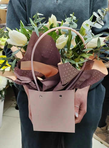 Микс в плайм-пакете от интернет-магазина цветов в 