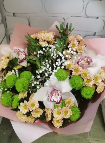 Букет «Утерянный среди материй» от интернет-магазина цветов в 