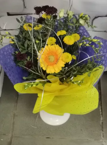 Букет «Мандариновый взрыв» от интернет-магазина цветов в 