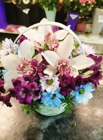 Композиция «Снежок» от интернет-магазина цветов в 