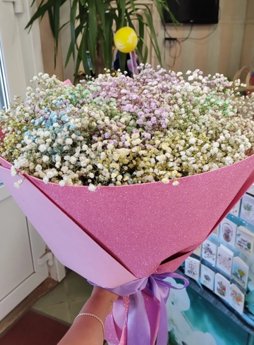 Шикарный букет из гипсофилы от интернет-магазина цветов в 