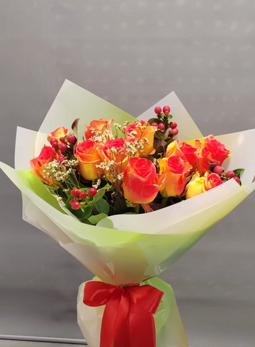 Оранжевое настроение от интернет-магазина цветов в 