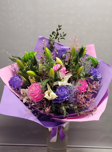 Сиреневый букет мечты от интернет-магазина цветов в 